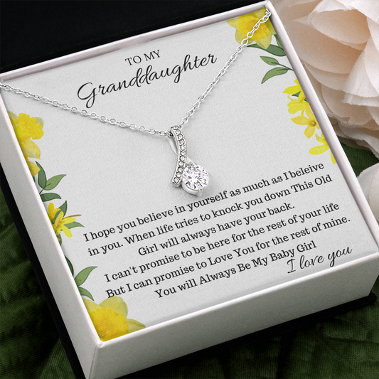 To My Granddaughter | Alluring Beauty Necklace
