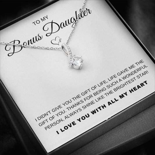 (ALMOST SOLD OUT) To My Bonus Daughter | Shine Like The Brightest Star | Necklace