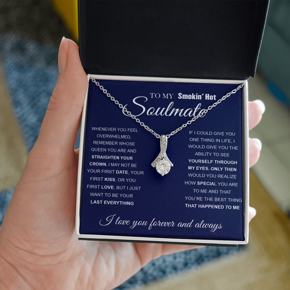 To My Smokin' Hot Soulmate | Love Knot Necklace ❤️