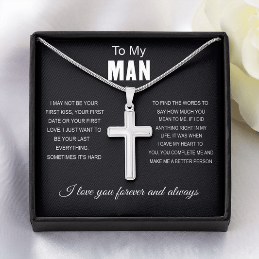 To My Man | Cross Necklace ❤️