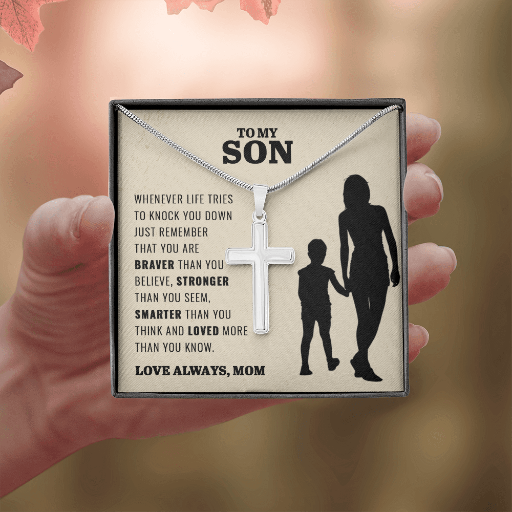 A mi hijo | Collar con una cruz ❤️❤️