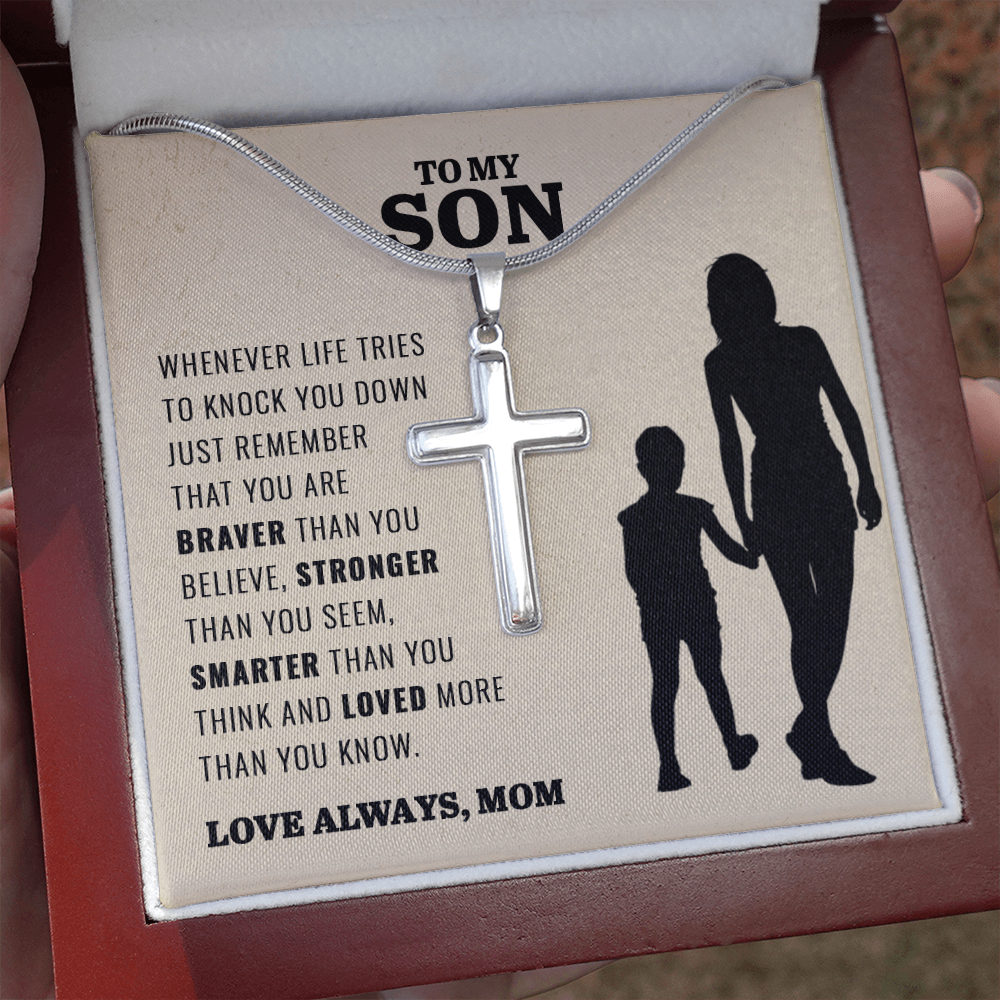 A mi hijo | Collar con una cruz ❤️❤️